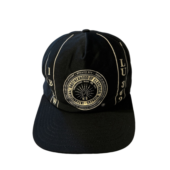 Unbranded Other - Vintage Brotherhood of electrical workers￼Black & White IBEW Hat OSFA USA